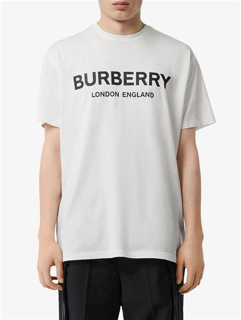 burberry gold writing tee|Burberry shirt men sale.